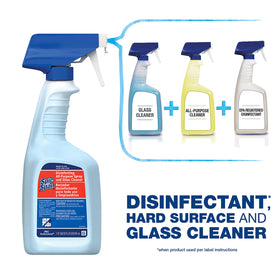P&G Professional Spic and Span countertop cleaning application for greasy kitchen surfaces