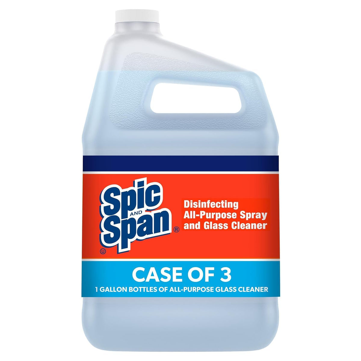 P&G Professional Spic and Span spray action delivering even coverage on tiles