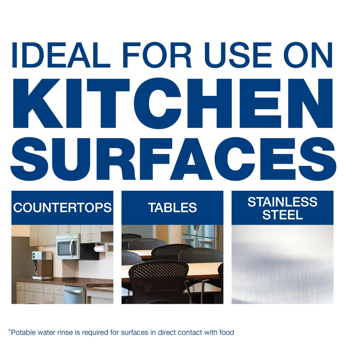 P&G Professional Spic and Span stainless steel shine on appliances