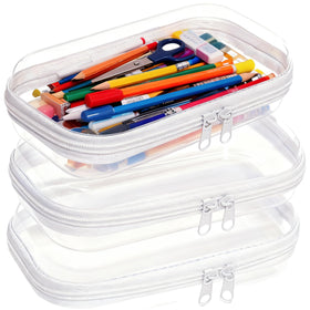 PGAXM clear hard case snack storage keeps snacks organized during travel.