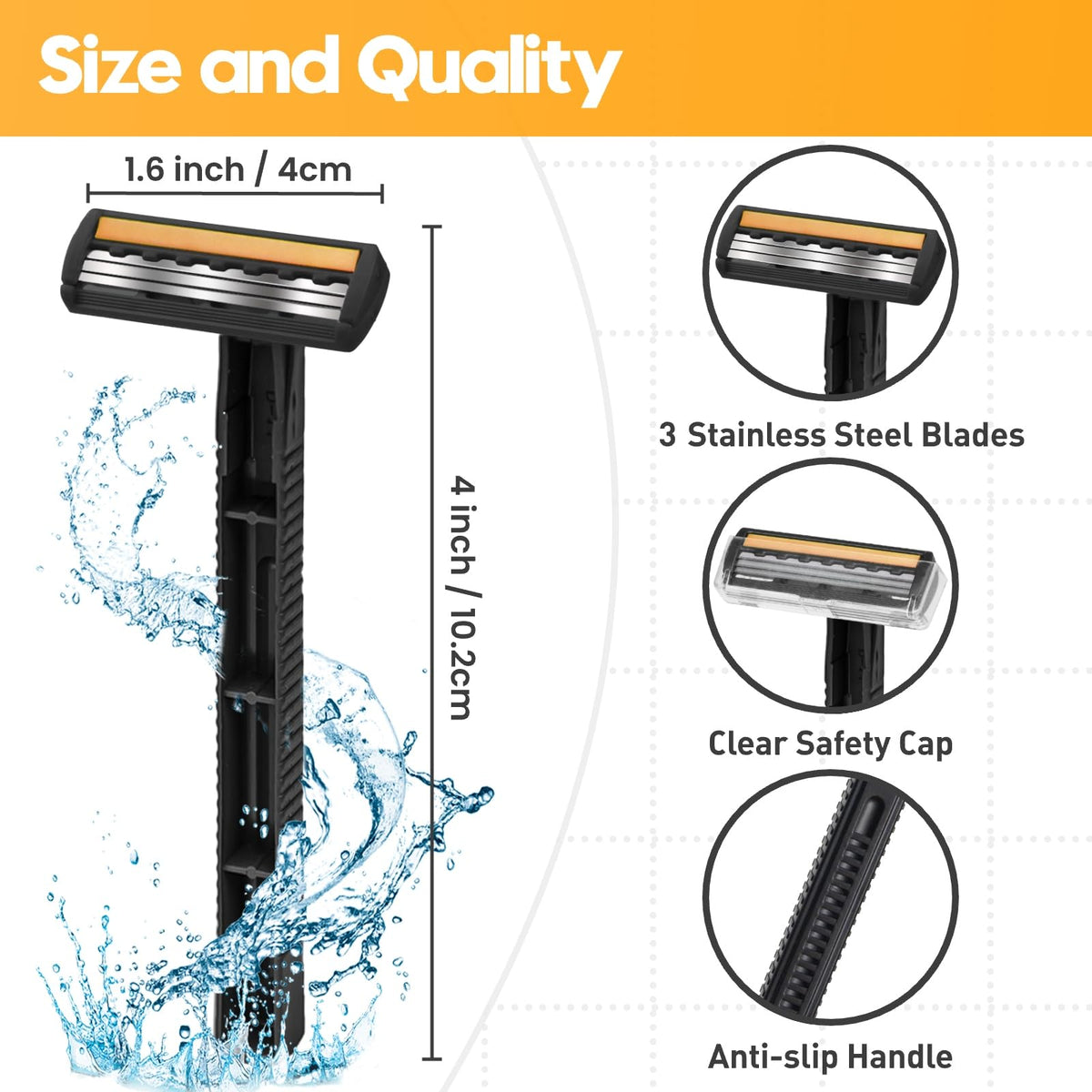 Phafaloop razor lubricating strip for smooth glide and comfort