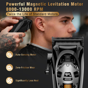 Phantom DLC blades clipper detail highlights sharp, smooth cutting with reduced pulling.