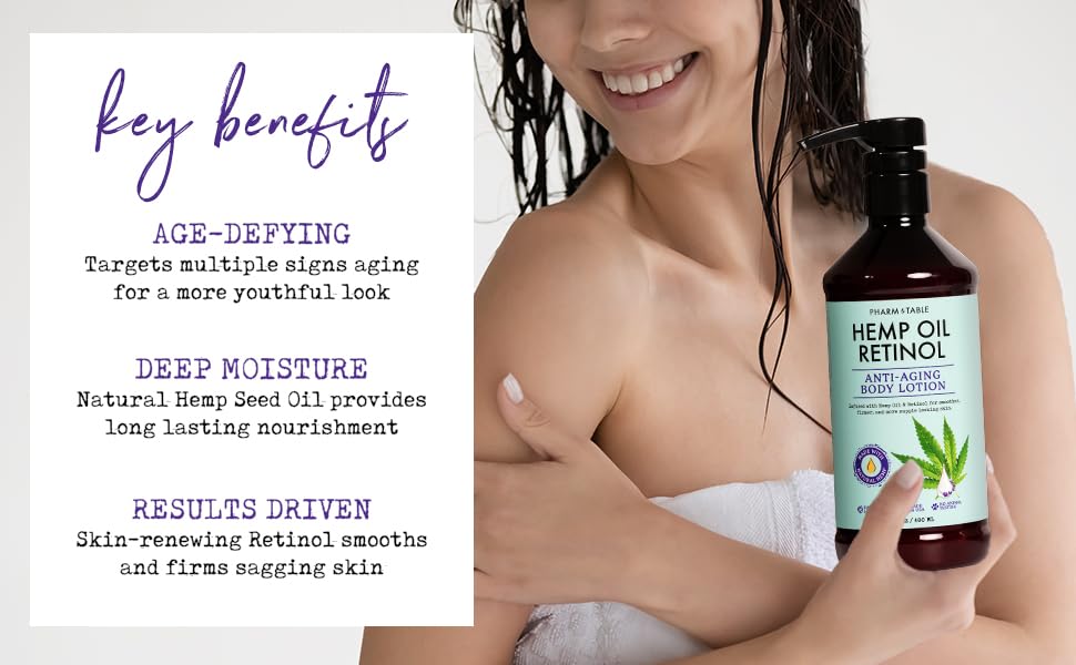 PHARM TO TABLE hemp oil blend nourishes moisture retention and a supple feel