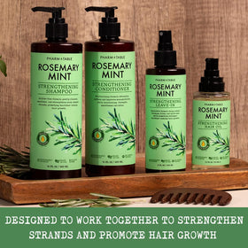 PHARM TO TABLE sustainable ingredients graphic highlights a clean formula.
