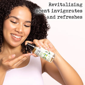 PHARM TO TABLE Tea Tree Hair Oil scalp massage demonstration.