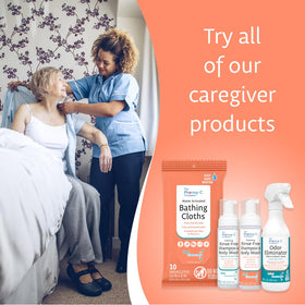 The Pharma-C Company bedside-care solution bottle ideal for bed-bound routines