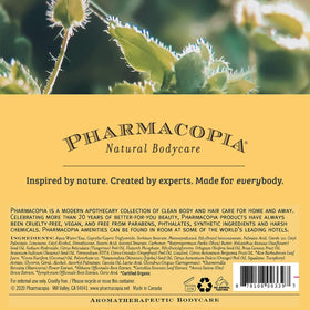 Pharmacopia Citrus Body Wash chamomile brew emphasizes gentle soothing care.