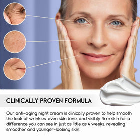 Pharmlitalia Clinically tested results image—visible firming and improved skin texture.