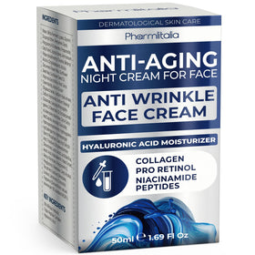Pharmlitalia Instant Face Lift Cream jar—overnight hydration for refreshed skin.