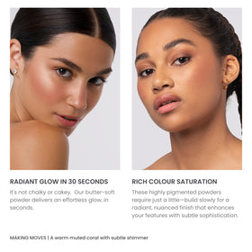 Phase Zero refillable palette system supports sustainable color mixing.