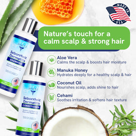phat 5.5 sulfate-free shampoo label with organic ingredients