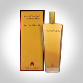 Pheromone Marilyn Miglin cap closeup, hints of rare essences in every spray.