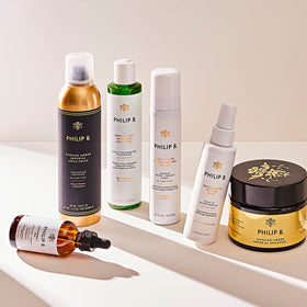PHILIP B Detangling Toning Mist spritz on clean hair to refresh style.