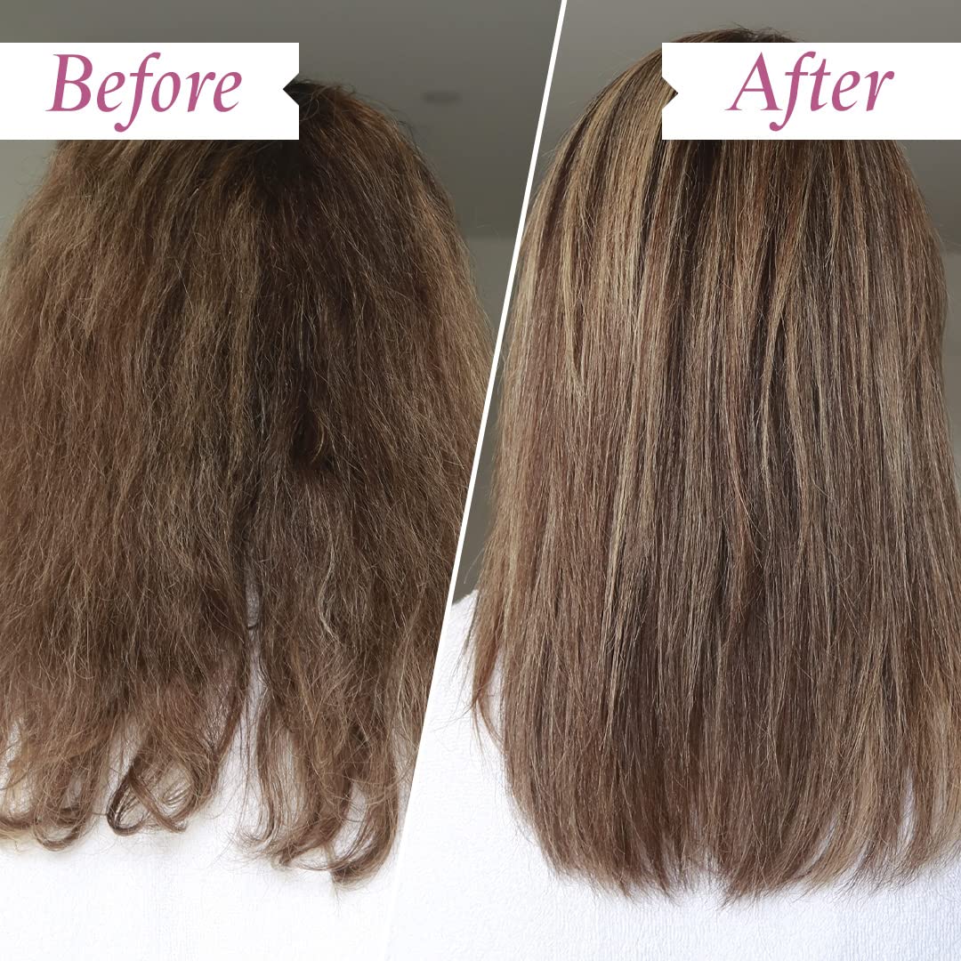 Elasticizer application on damp hair before washing boosts moisture