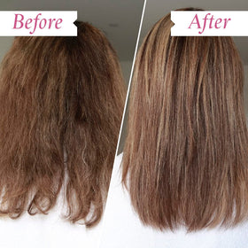 Elasticizer application on damp hair before washing boosts moisture