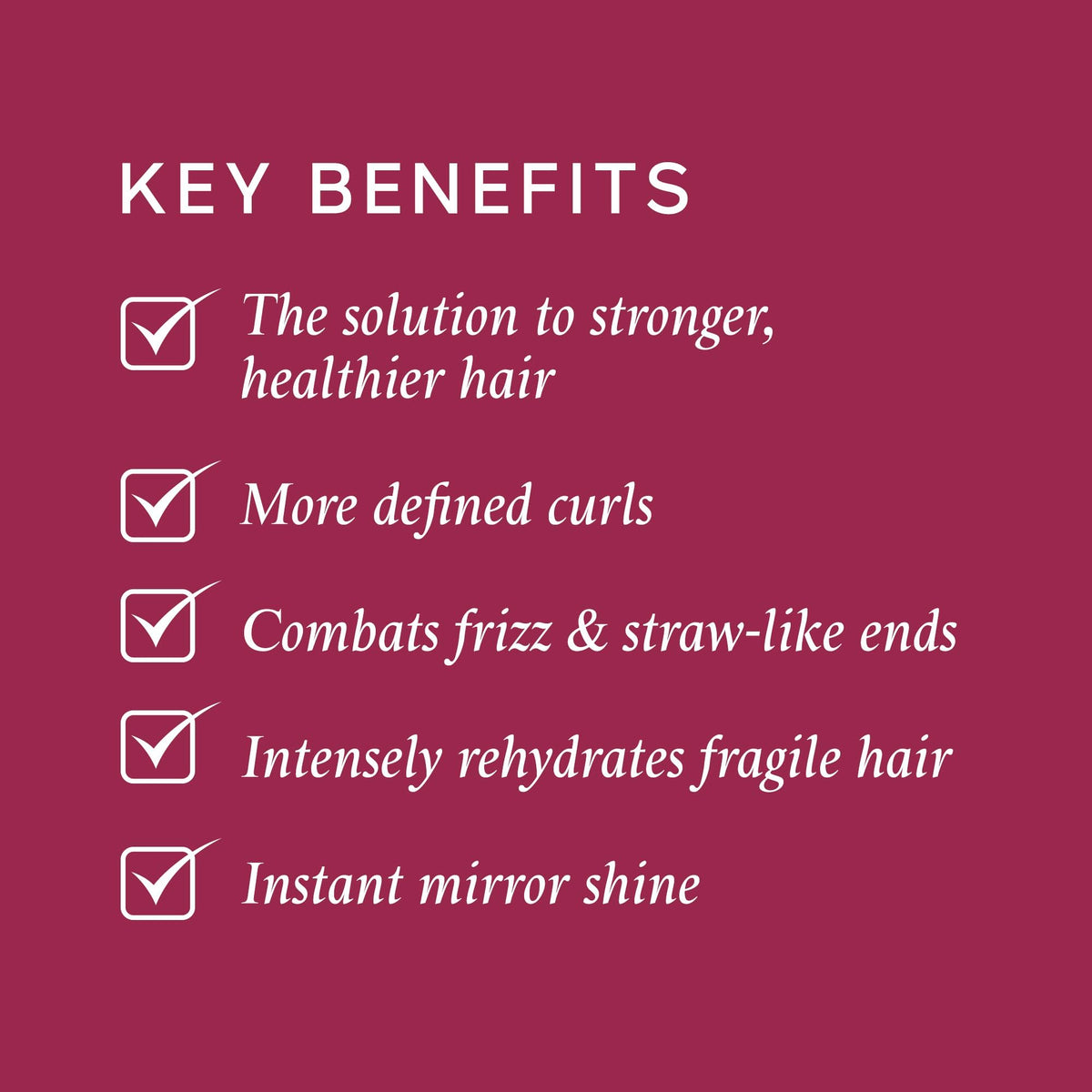Elasticizer pre-shampoo treatment prepares hair for washing.
