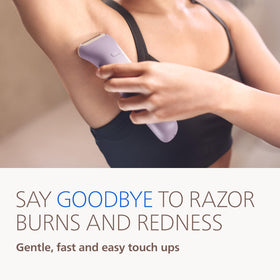 Philips Epilator Series 9000 bikini trimming comb shapes the look