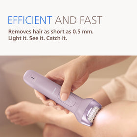 Philips Epilator Series 9000 ceramic tweezers remove hairs as short as 0.5 mm