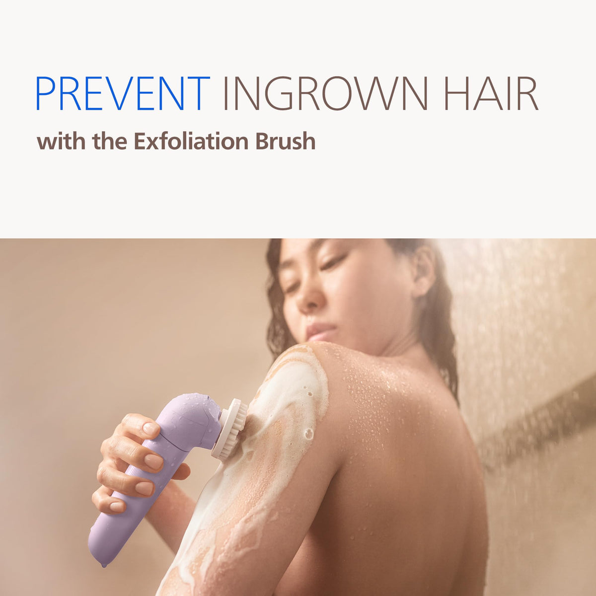 Philips Epilator Series 9000 extra shaver head prevents nicks on sensitive areas