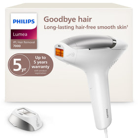 Philips Lumea 7000 body-attachment curve for comfortable full-body hair removal.