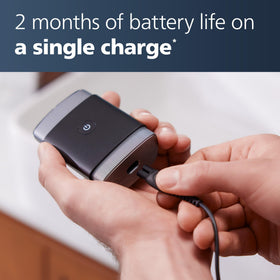 Philips Norelco PQ888/81 long battery life for travel days