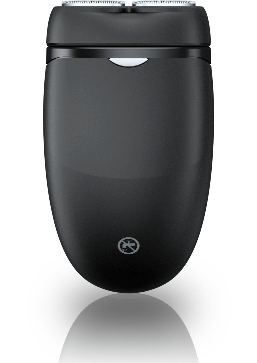 On-the-go use with the Philips Norelco travel shaver in compact form.