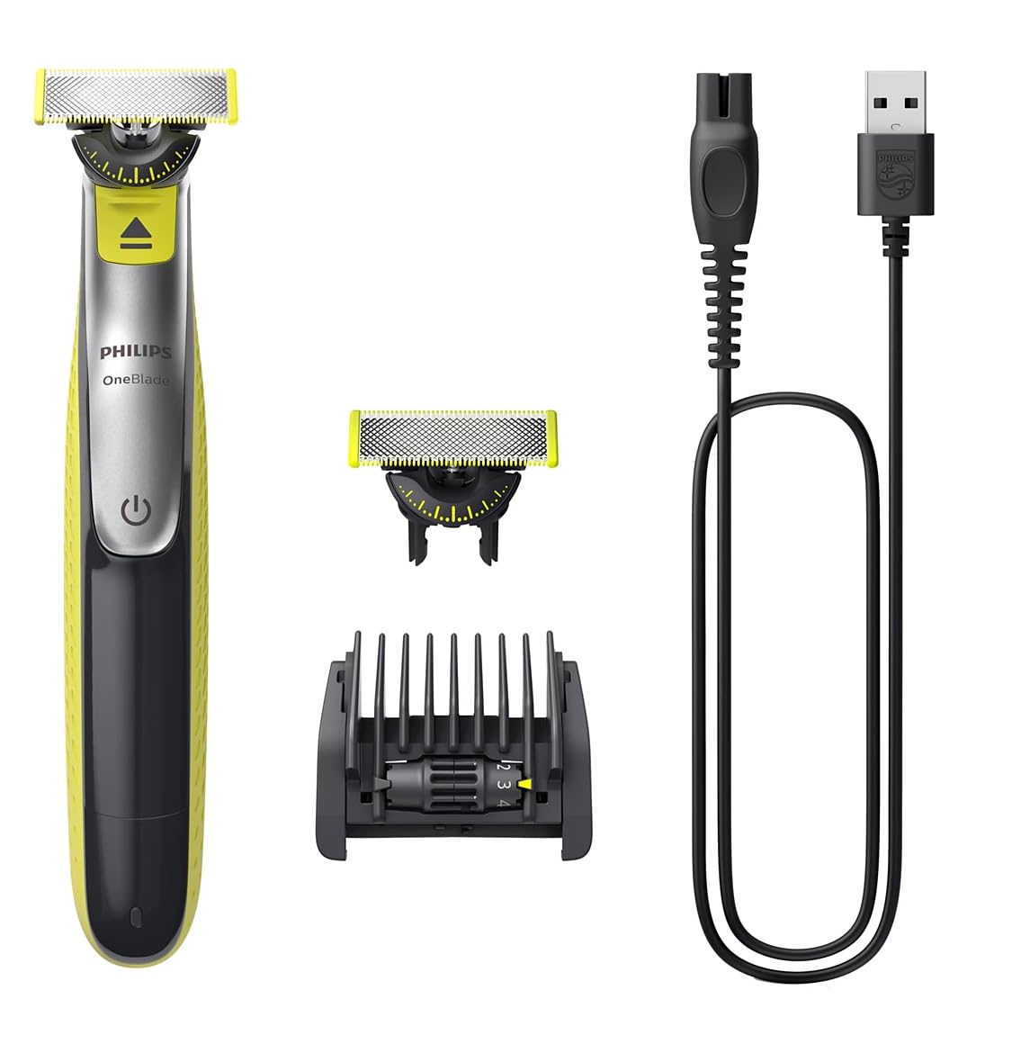PHILIPS OneBlade 360 Face close shave for precise edges and clean lines