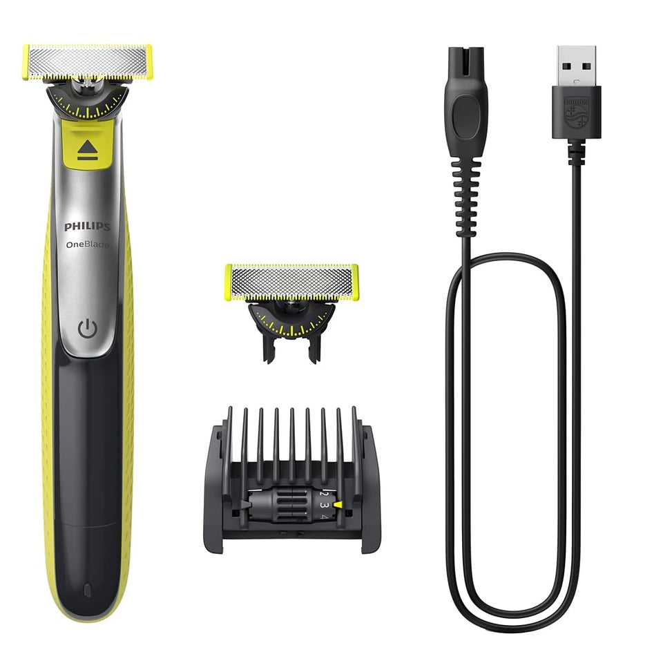 PHILIPS OneBlade 360 Face close shave for precise edges and clean lines