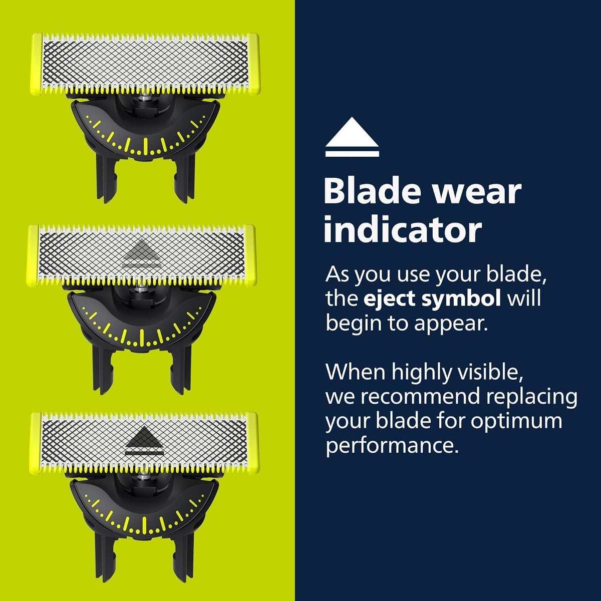Philips OneBlade X2 blade box showing contents and branding