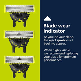 Philips OneBlade X2 blade box showing contents and branding