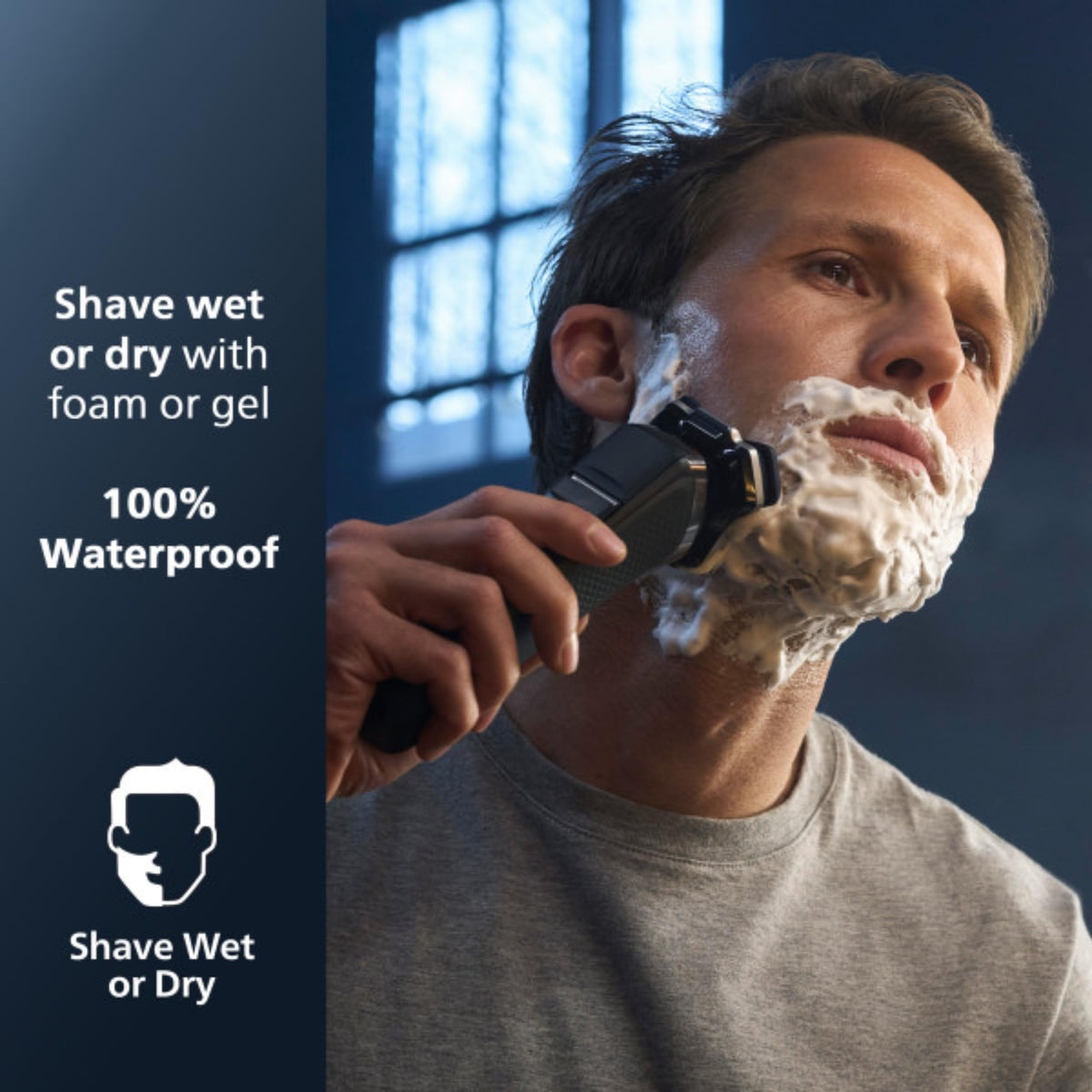 Philips Shaver Series 9000 complete package includes shaver and accessories.