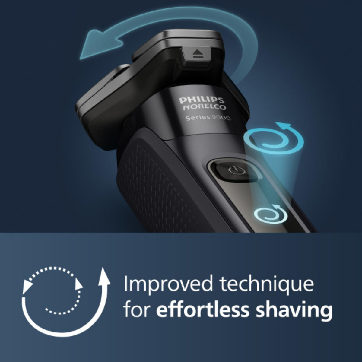 Philips Shaver Series 9000 wet/dry capability supports versatile grooming routines.