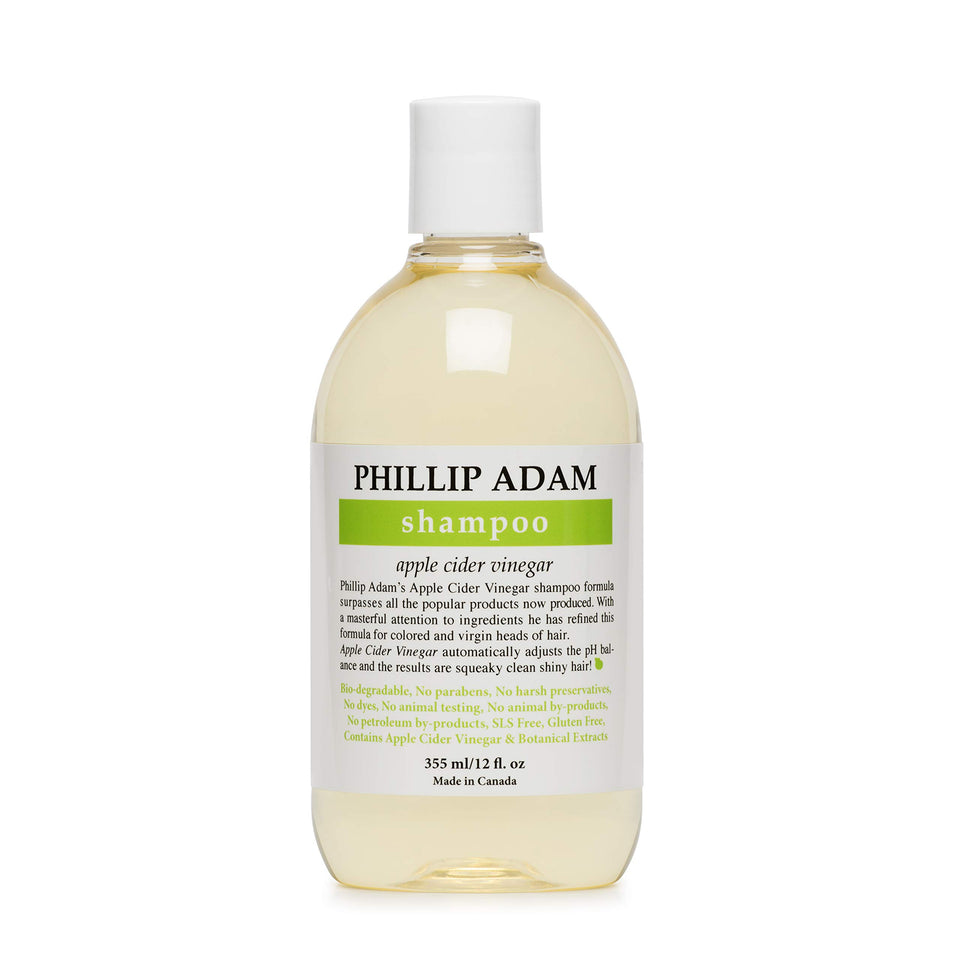 Phillip Adam Apple Cider Vinegar Shampoo bottle showing the product and label.