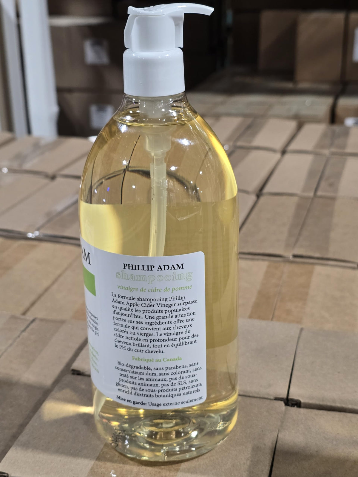 Phillip Adam family-safe shampoo bottle with kid-friendly use case and safe ingredients