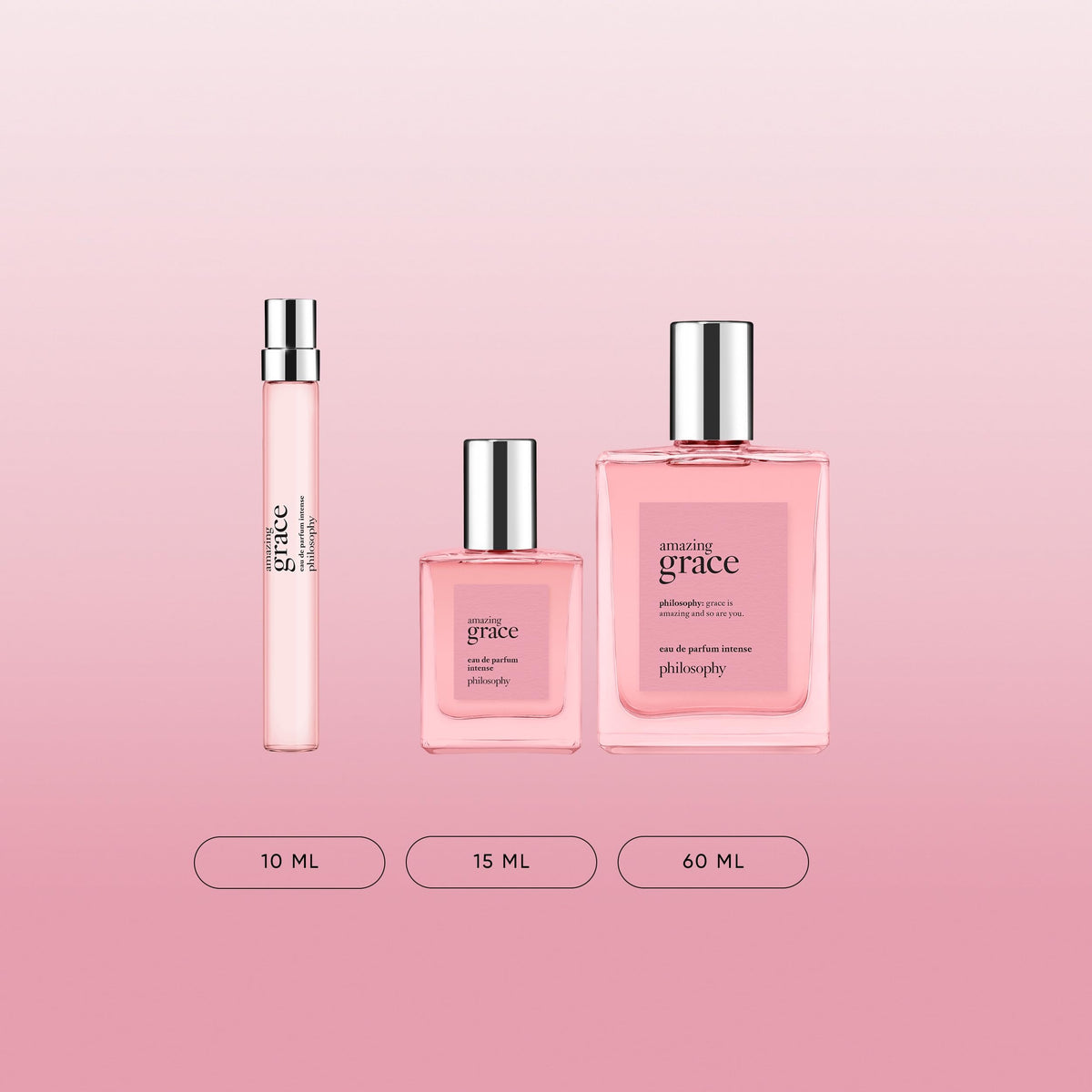 Philosophy Amazing Grace Intense lifestyle shot suggesting elegant evening occasions