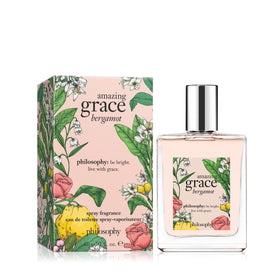 Philosophy Amazing Grace on-shelf display highlighting elegant fragrance moments