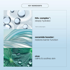 Philosophy Barrier Restore Cream ha-plus-complex visual emphasizes deep hydration