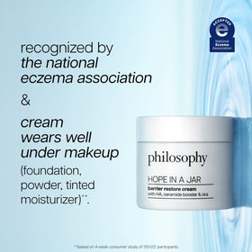 Philosophy Barrier Restore Cream in routine setup supports daily skincare ritual