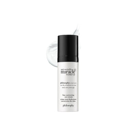 philosophy eye cream bottle pump ready for daily hydration and smoothing