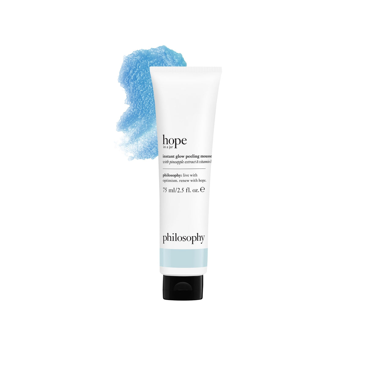Philosophy Hope in a Jar mousse jar close-up highlighting a creamy texture for radiant skin