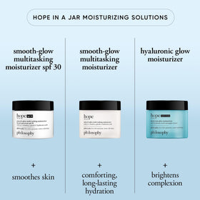 philosophy Hope in a Jar on skin demonstrates quick absorption and hydration