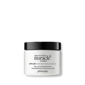 philosophy miracle worker night moisturizer bottle showcases silky texture for radiant skin