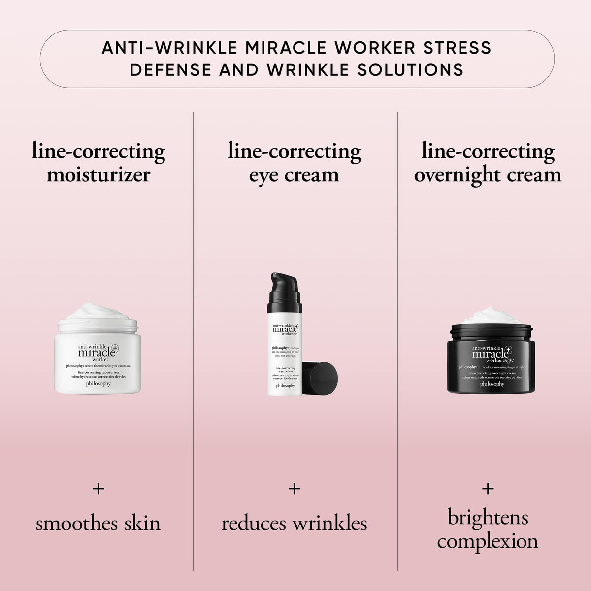 philosophy miracle worker packaging box communicates premium skincare experience