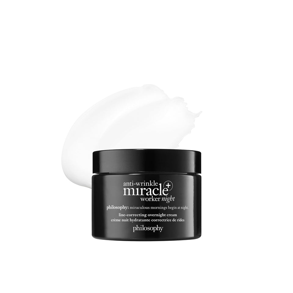 philosophy overnight cream glow bottle: promotes radiant morning skin