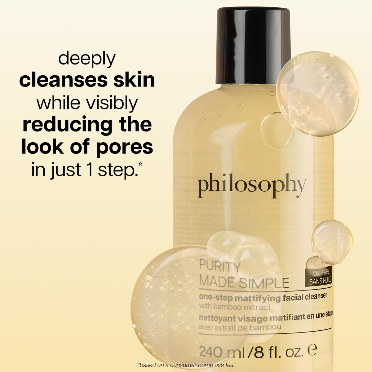 Philosophy Purity Made Simple daily cleanse promotes a fresh, clean feel