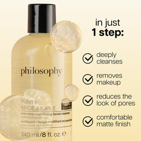Philosophy Purity Made Simple bamboo extract cleanser highlighting bamboo for skin balance