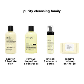 Philosophy Purity Made Simple supports oil control and shine reduction in daily use