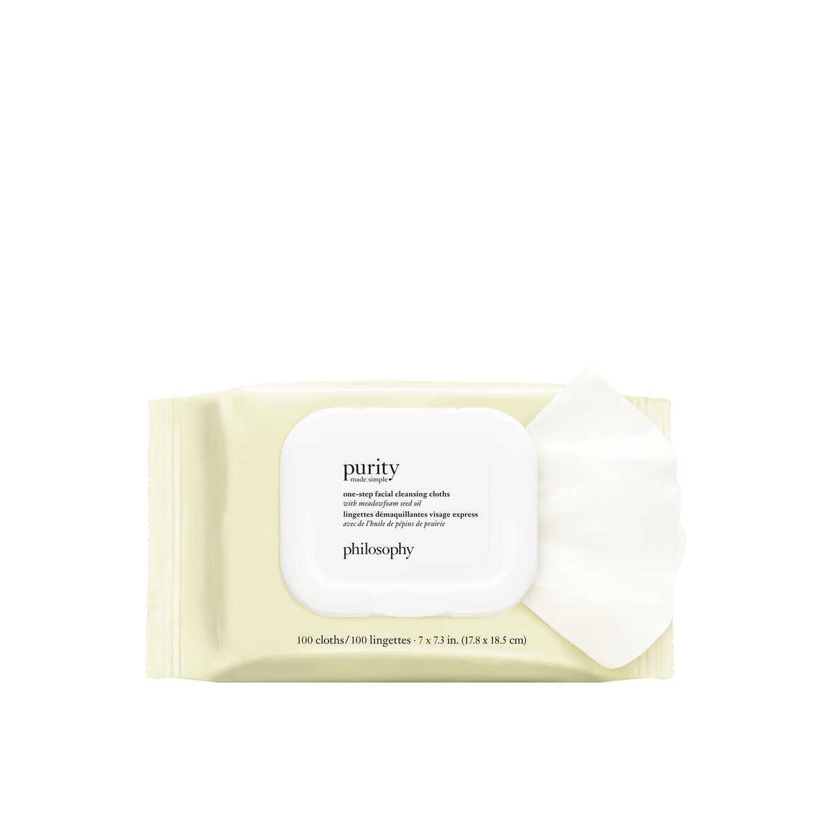 philosophy Purity Made Simple cloths – oversized, ultra-soft for one-step makeup removal