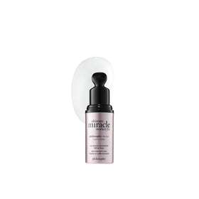 Philosophy ultimate miracle eye cream packaging shown as a premium bottle for daily use.