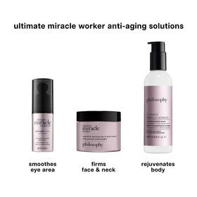 Ingredients focus retinol and hyaluronic acid in Philosophy serum